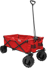 Creative Outdoor Wagon for Kids Push Pull Collapsible Stroller Giant All-Terrain Folding Cart | XXXL Monster Series Wagons |