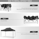 COBIZI 10x15 FT Pop up Canopy Tent,Heavy Duty Easy Up Commercial Outdoor Party Canopy Tents for Wedding Parties All Season