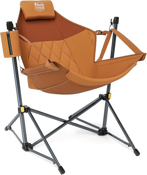 Timber Ridge Hammock Camping Chair with Adjustable Backrest, Heavy Duty Folding Hammock Chair Supports 300lbs, Portable