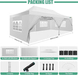COBIZI 13x26 Pop Up Tent 13x26 Canopy with Sidewalls Heavy Duty Canopy Party Tent for Parties, Outdoor Wedding Large Event
