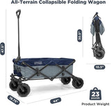 Creative Outdoor Original Folding Wagon All-Terrain Wheels, alternate view 6