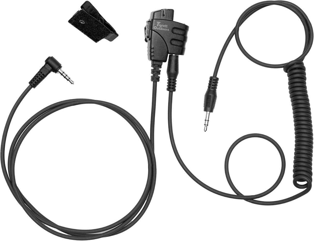 Câble SMC (Shoot, Move, Communicate) pour radios Baofeng et Yaesu vers port auxiliaire pour casques antibruit électroniques