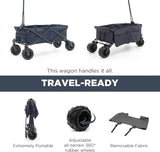 Creative Outdoor Original Folding Wagon All-Terrain Wheels, alternate view 6