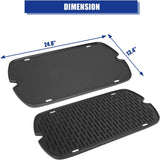 AJinTeby Cast Iron Griddle for Weber Traveler Portable Series Gas Grills Parts, Non-stick Griddle for Traveler Gas Grill,