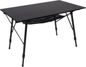 PORTAL Camping Table Portable Foldable with Adjustable Legs, Aluminum Folding Table Roll Up Table with Carrying Bag for
