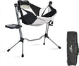 SUNNYFEEL Hammock Camping Chair, Oversized Swinging Camping Chair, Portable Hammock Chairs with Cup Holder, Beach Mat, MAX