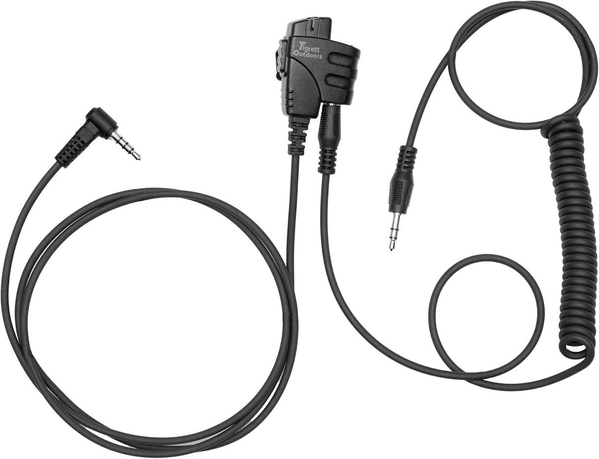 Câble SMC (Shoot, Move, Communicate) pour radios Baofeng et Yaesu vers port auxiliaire pour casques antibruit électroniques