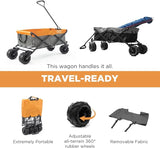 Creative Outdoor Original Folding Wagon All-Terrain Wheels, alternate view 6
