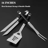 ROMANTICIST 25pcs Extra Thick BBQ Grill Accessories, Fathers Day Grilling Gifts Set for Men Dad, Heavy Duty Grill Tools