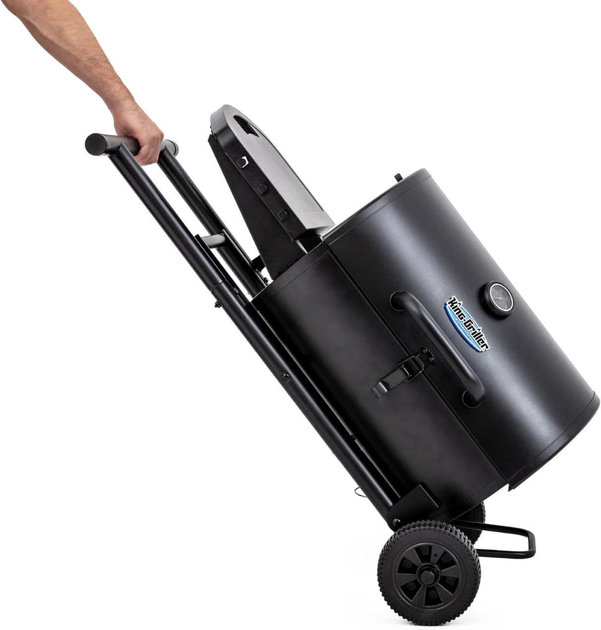 Char-Griller E1816 King-Griller Gambler Portable Charcoal Grill in Black, alternate view 4