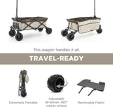 Creative Outdoor Original Folding Wagon All-Terrain Wheels, alternate view 6