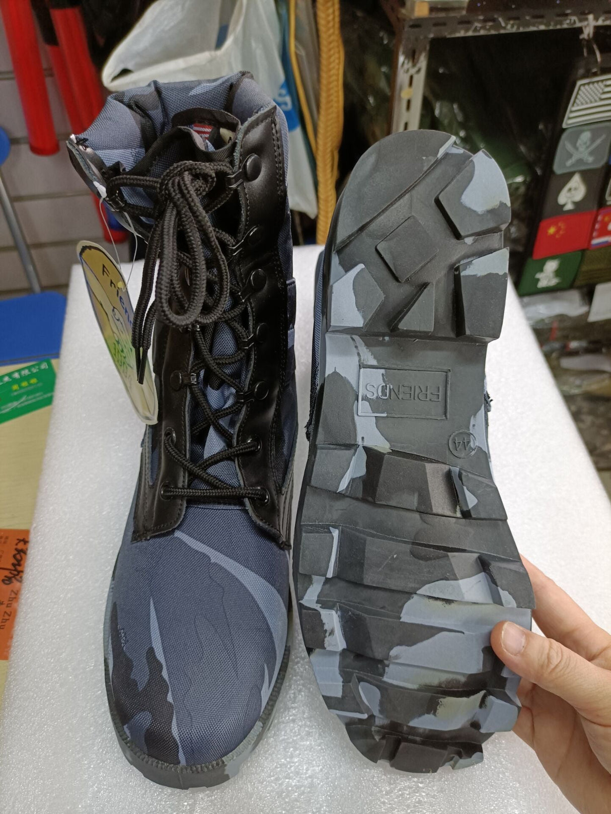 Raven Supply USMC-Style Combat Boots in Green, alternate view 10