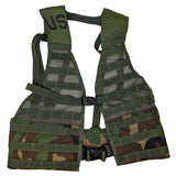 GI FLC Load Bearing Vest in Woodland Camo, alternate view 3