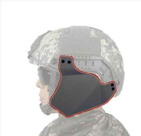 Raven Supply Blind-Spot Helmet Side Armor in Black