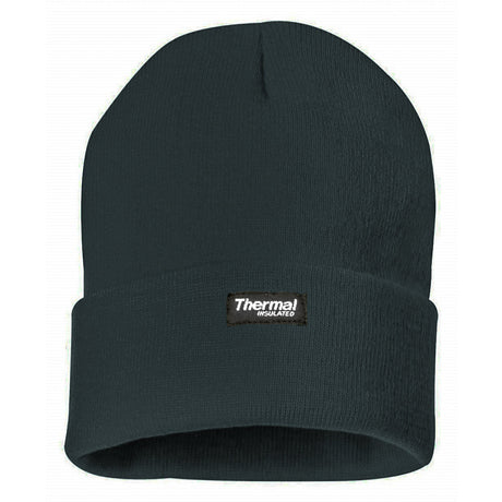 Thermal Insulated Watch Cap in Brown, alternate view 2