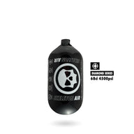 "Diamond Series" Skeleton Air Hyperlight Air Tank 68CI (BOTTLE ONLY) – Black/White — alternate view 2