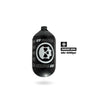 "Diamond Series" Skeleton Air Hyperlight Air Tank 68CI (BOTTLE ONLY) – Black/White — alternate view 2