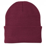 Fine Knit Watch Cap in Brown, alternate view 4
