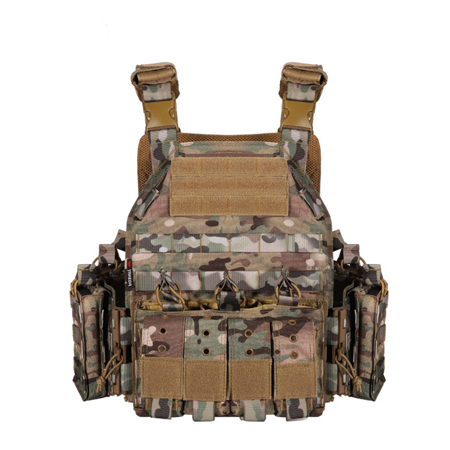 Raven Supply Expandable Adjustable Tactical Vest in CP Camo, alternate view 3