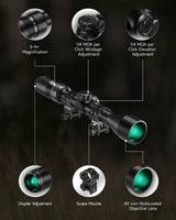 Pinty Nova 2-7x32 SFP Rifle Scope, alternate view 6