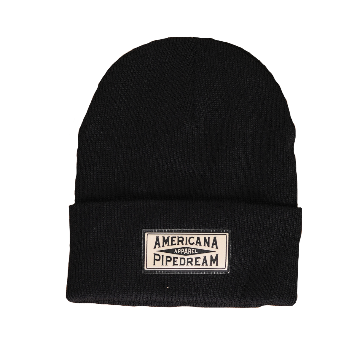 The AP Knit Beanie - Acrylic in Red Heather, alternate view 4