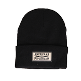 The AP Knit Beanie - Acrylic in Red Heather, alternate view 4