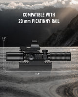 PINTY Nova 4-in-1 3-9x32 Rifle Scope Combo, alternate view 6