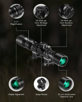 Pinty Nova 2-7x32 SFP Rifle Scope, alternate view 13