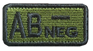 Embroidered Tactical Blood Type Patch Essential Velcro ID for First Responders, No.6, alternate view 14