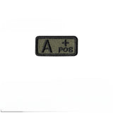 Embroidered Tactical Blood Type Patch Essential Velcro ID for First Responders, alternate view 18