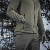 M-Tac Fleece Combat Jacket in Black, alternate view 28