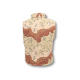 Lightweight NyCo Ripstop Vest with Fleece Lining in 6-Color Desert, alternate view 3