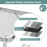 Folding Table, Easy for Storage, Compact and Portable Picnic Table for Grill, Outdoor Camping, Garden, Patio, Dining, BBQ,