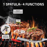 Kaluns Grilling Accessories, Dad Gifts for Christams Grilling Gifts, Heavy Duty Stainless Steel BBQ Grill Tools Set for