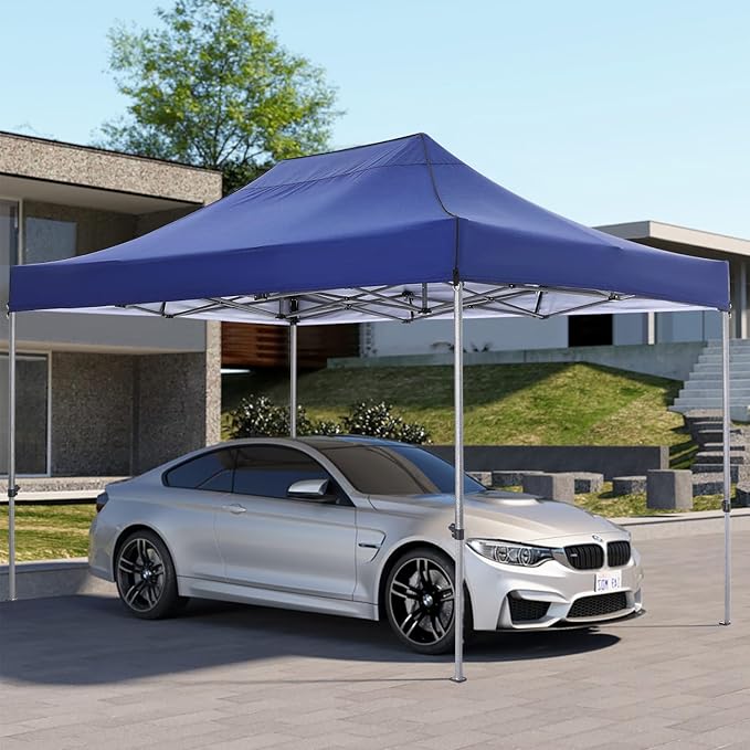 COBIZI 10x15 Heavy Duty Pop up Canopy Tent Easy Up Commercial Outdoor Canopy Wedding Party Tents for Parties All Season Wind