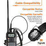 Câble SMC (Shoot, Move, Communicate) pour radios Baofeng et Yaesu vers port auxiliaire pour casques antibruit électroniques