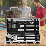 Grilljoy BBQ Accessories Grill Tools Set - 22PCS Stainless Steel Barbecue Grill Accessories for Outdoor Grill with Black