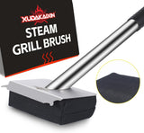 Steam Grill Brush Bristle Free,[Ultra Safe & Efficient] Grill Cleaner for Outdoor Grill,BBQ Replaceable Scraper Cleaning