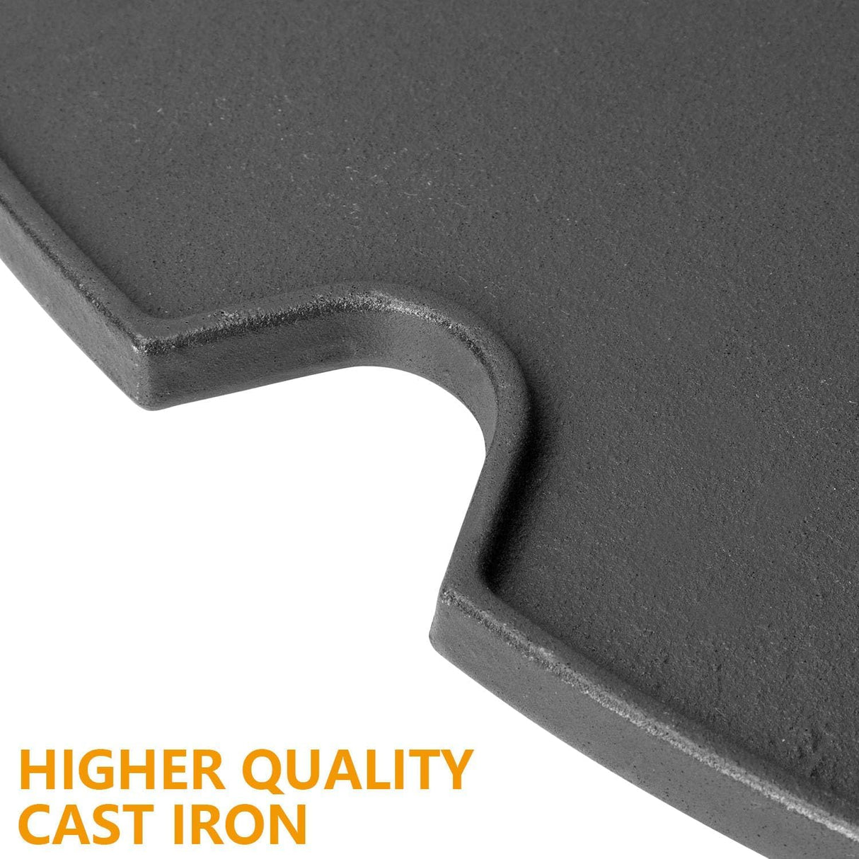 BBQ-PLUS Cooking Griddle Portable Grill Accessories for Weber 901001 Traveler Griddle, BBQ Cast Iron Grill Plate Replacement
