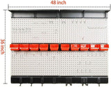 Ultrawall Pegboard Wall Organizer, 48X 36 inch Garage Storage Pegboard with Hooks Storage Bins Tool Board Panel Tool