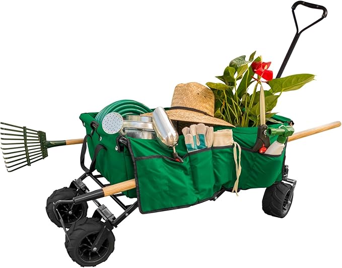 Creative Outdoor Original Folding Wagon All-Terrain Wheels, alternate view 8