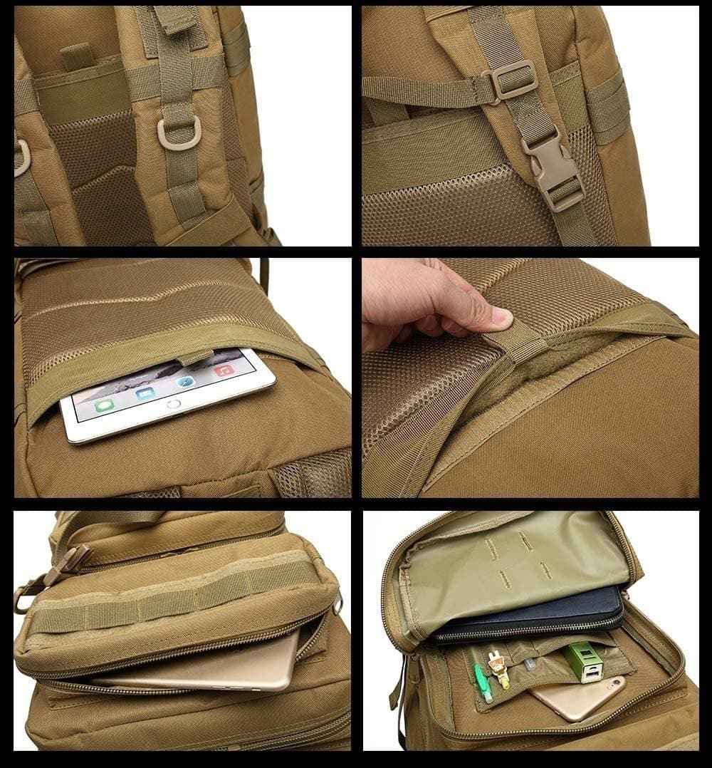 Raven Supply 30L Rucksack in Dead leaf camouflage, alternate view 6