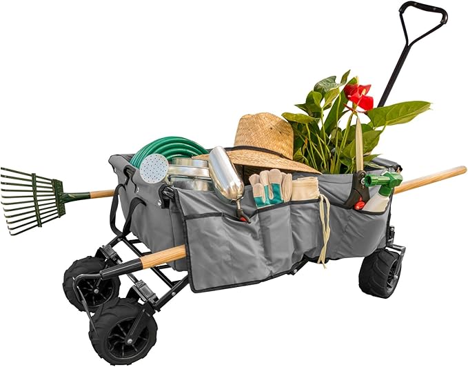 Creative Outdoor Original Folding Wagon All-Terrain Wheels, alternate view 4