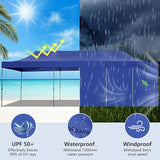 COBIZI 10x30 Pop up Canopy Heavy Duty with 8 Sidewalls, Easy Set-up Commercial Outdoor Party, 100% Waterproof Wedding Canopy