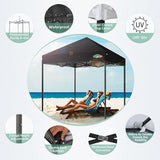COBIZI 6.6x6.6ft Pop Up Canopy Tent, Heavy Duty Canopy Easy Set up All Weather Waterproof Outdoor Canopy Tent for Parties,