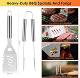 Yoehka BBQ Grilling Accessories Set, 34Pcs Heavy Duty Grill Tools for Outdoor Camping, Grilling Gifts for Men Dad, Stainless