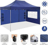 COBIZI 10x15 Pop up Canopy Heavy Duty Tent with 4 sidewalls Commercial Outdoor Canopy Event Tents All Season Wind &