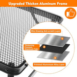 Folding Table, Easy for Storage, Compact and Portable Picnic Table for Grill, Outdoor Camping, Garden, Patio, Dining, BBQ,