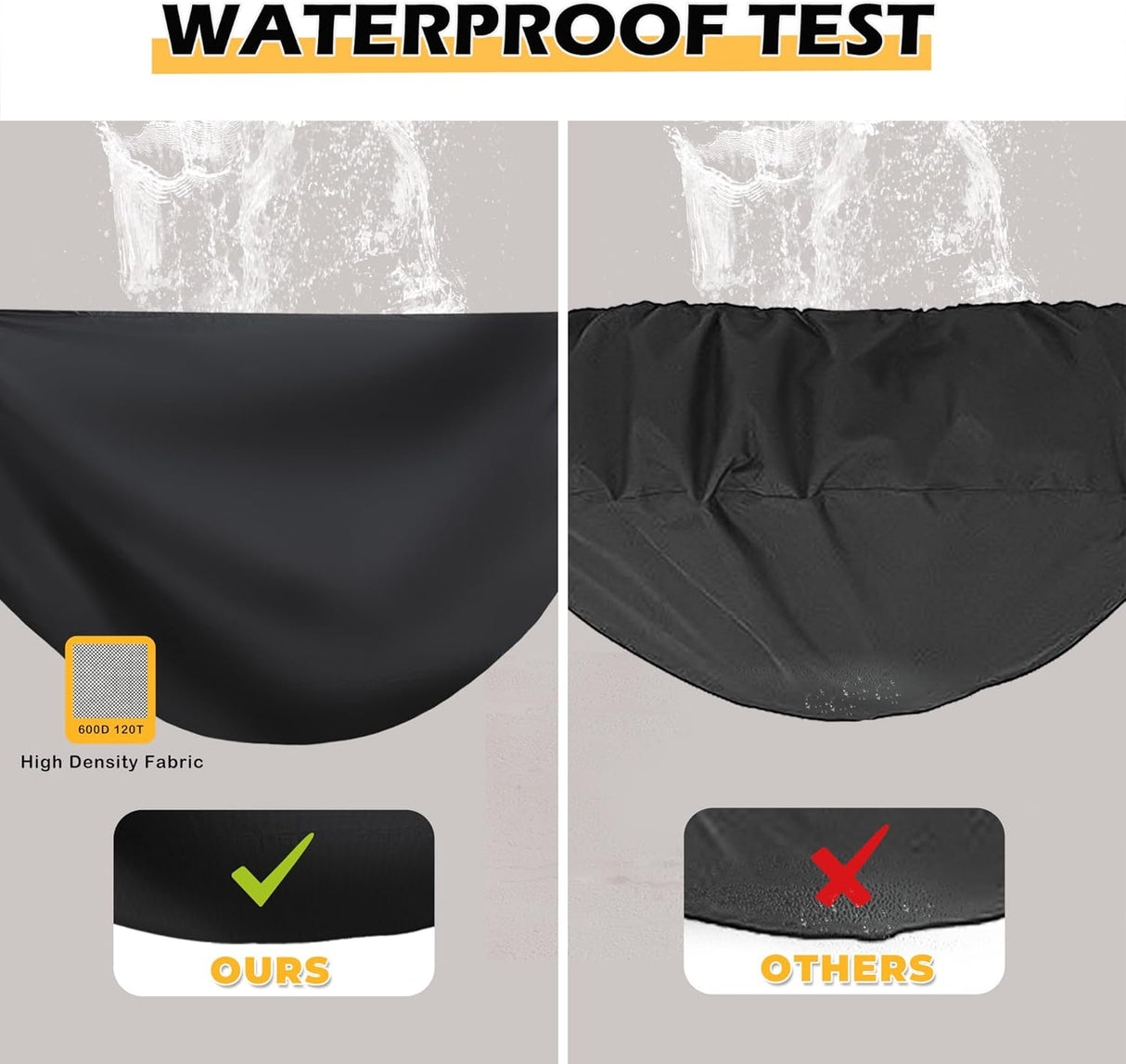Infrared Grill Cover for BIG HORN OUTDOORS Portable Infrared Gas Grill, Protective& Waterproof Cover for BIG HORN OUTDOORS