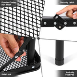 RedSwing Folding Grill Table with Extra Space, Adjustable Height Portable Small Stand Table for Outdoor Indoor Camping